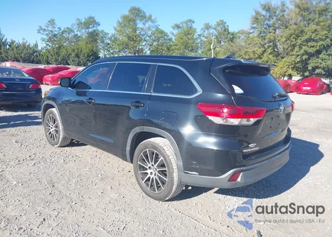 2018 Toyota Highlander Se from USA, damaged, VIN 5TDKZRFH5JS532908